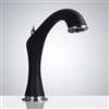 Fontana Commercial Automatic Black And Chrome Sensor Faucet